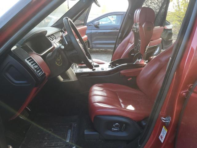 SALGV2EF5GA254342 - 2016 LAND ROVER RANGE ROVE AUTOBIOGRAPHY MAROON photo 7