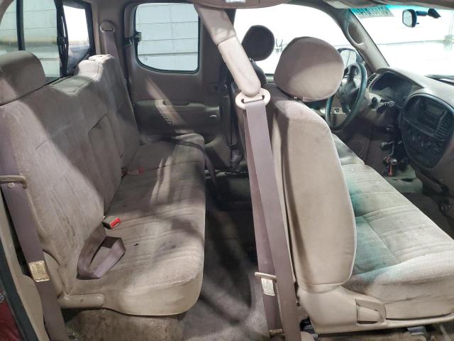 5TBBT44101S128868 - 2001 TOYOTA TUNDRA ACCESS CAB მუქწითელი ფოტო 10