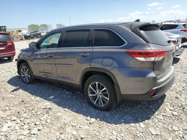 5TDJZRFH8KS572266 - 2019 TOYOTA HIGHLANDER SE GRAY photo 2