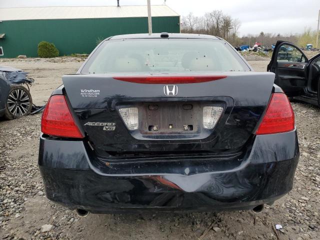 1HGCM66516A015277 - 2006 HONDA ACCORD EX BLACK photo 6