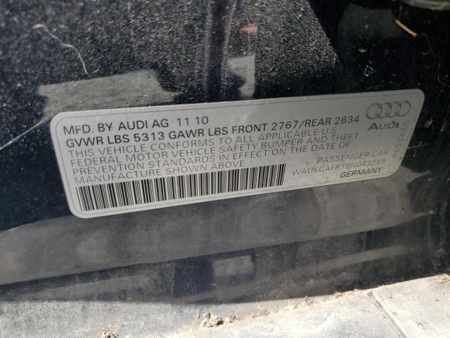 WAUKGAFB1BN043249 - 2011 AUDI A6 PRESTIGE Mavi foto 12