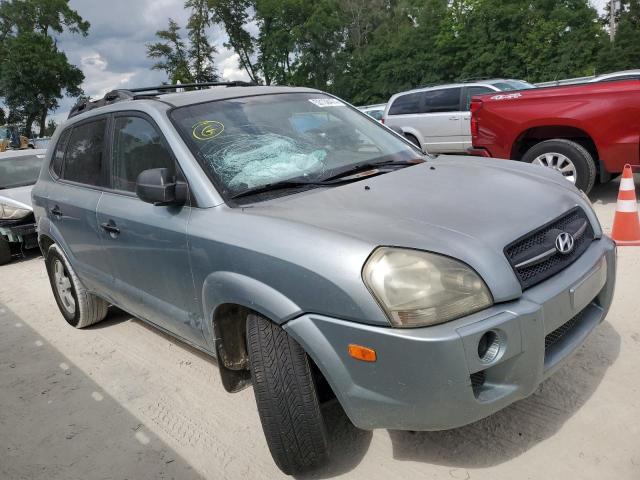 KM8JM12B26U251001 - 2006 HYUNDAI TUCSON GL BLUE photo 4