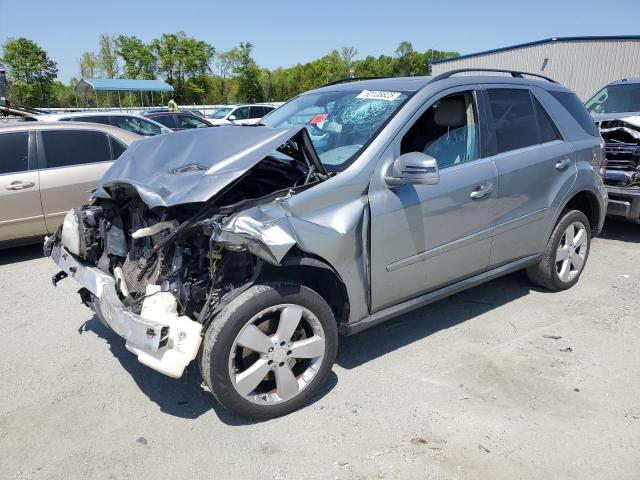 4JGBB8GB9BA625482 - 2011 MERCEDES-BENZ ML 350 4MATIC SILVER photo 1
