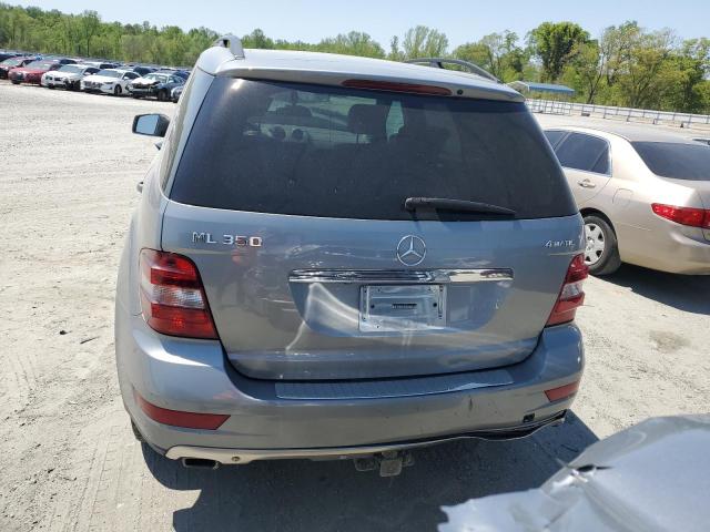 4JGBB8GB9BA625482 - 2011 MERCEDES-BENZ ML 350 4MATIC SILVER photo 6