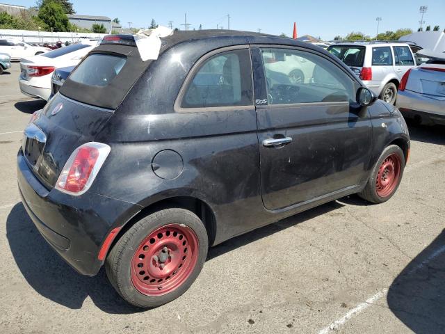 3C3CFFDR3CT223409 - 2012 FIAT 500 POP BLACK photo 3