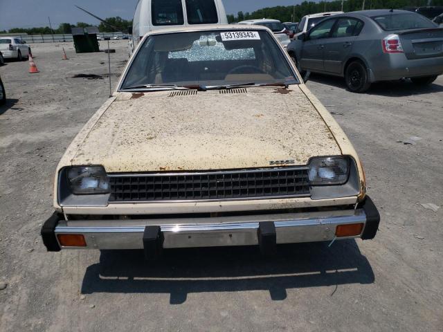 JB3BE3421BU404199 - 1981 DODGE COLT YELLOW photo 5