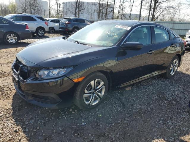 2HGFC2F57HH542690 - 2017 HONDA CIVIC LX BLACK photo 1