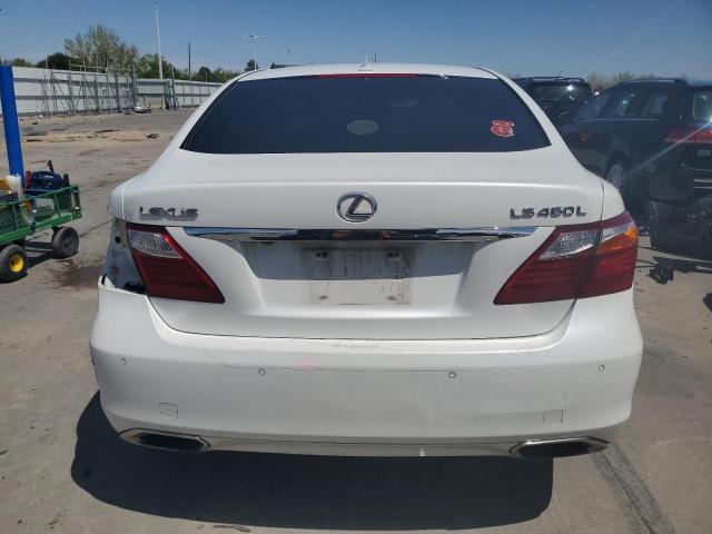 JTHGL5EF6A5041557 - 2010 LEXUS LS 460L WHITE photo 6