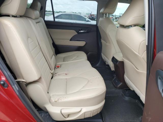 5TDHZRAH6MS522006 - 2021 TOYOTA HIGHLANDER XLE MAROON photo 10