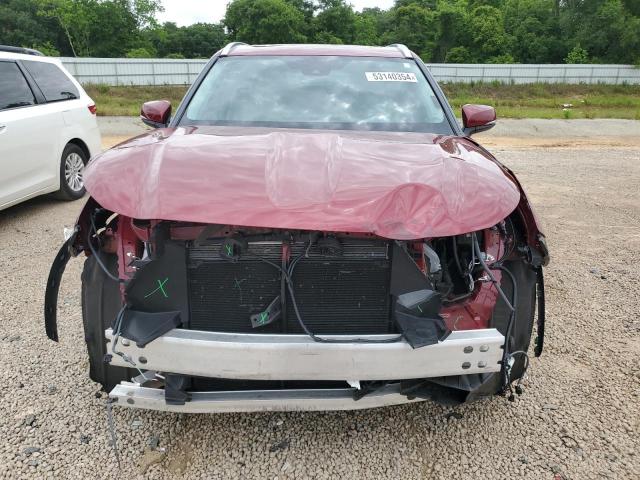 5TDHZRAH6MS522006 - 2021 TOYOTA HIGHLANDER XLE MAROON photo 5