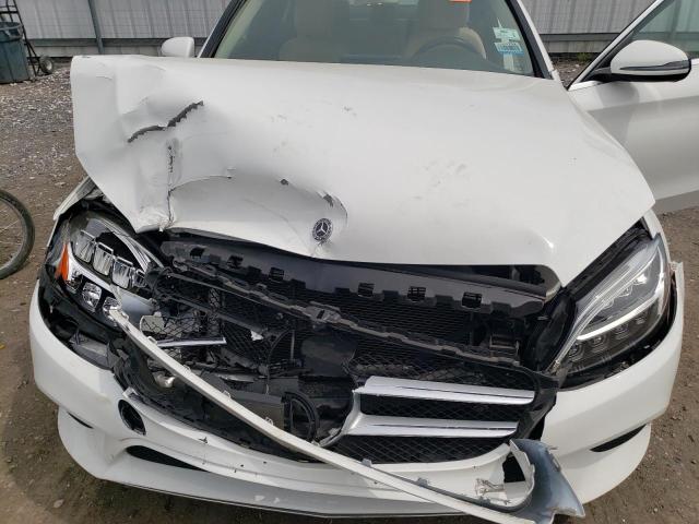 55SWF8EB0KU315501 - 2019 MERCEDES-BENZ C 300 4MATIC WHITE photo 11