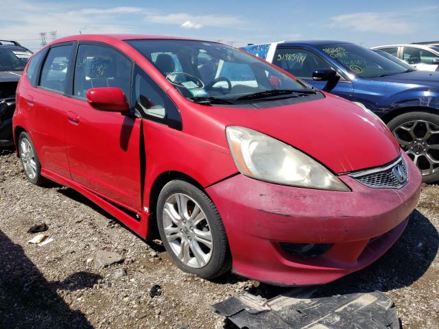 JHMGE8H4XAC040381 - 2010 HONDA FIT SPORT RED photo 4