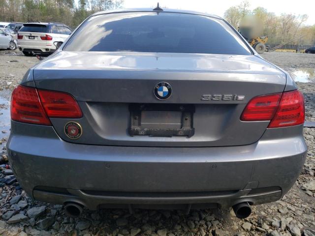 WBAKG1C53CE839551 - 2012 BMW 335 I SULEV GRAY photo 6