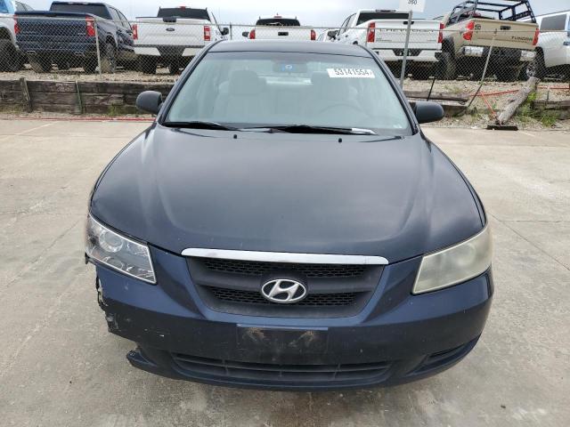 5NPET46C47H263031 - 2007 HYUNDAI SONATA GLS BLUE photo 5