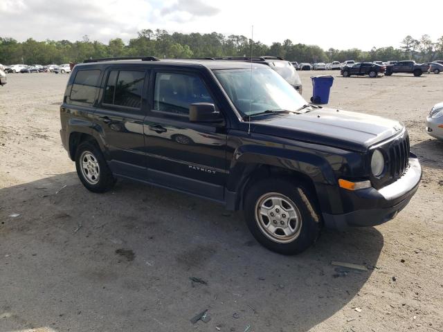 1C4NJPBB6ED643480 - 2014 JEEP PATRIOT SPORT BLACK photo 4