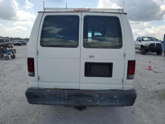 1FTNE14W18DA23755 - 2008 FORD ECONOLINE E150 VAN WHITE photo 6