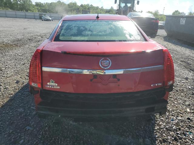 1G6DV57V980130939 - 2008 CADILLAC CTS HI FEATURE V6 RED photo 6