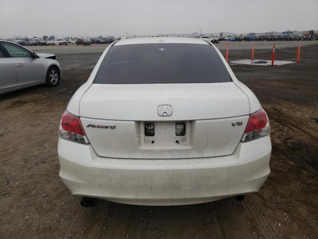 1HGCP36898A027129 - 2008 HONDA ACCORD EXL WHITE photo 6