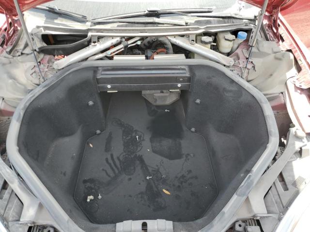 5YJSA1H13EFP30664 - 2014 TESLA MODEL S RED photo 11