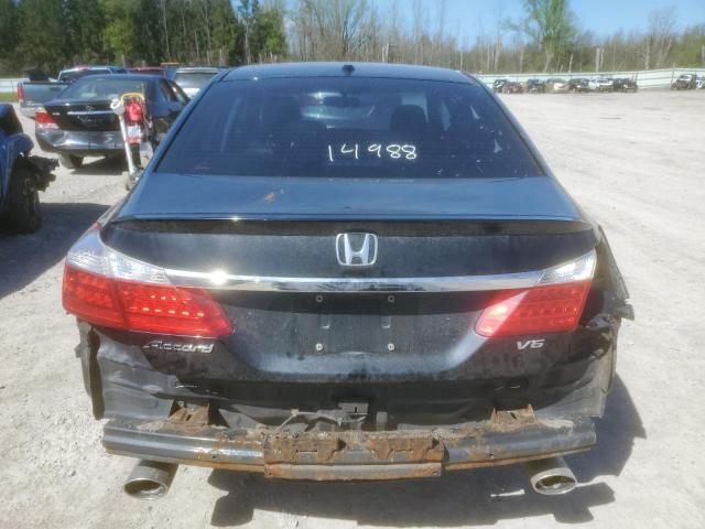 1HGCR3F89EA029582 - 2014 HONDA ACCORD EXL BLACK photo 6