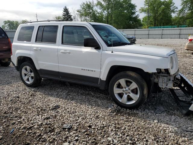 1C4NJRFB3ED546971 - 2014 JEEP PATRIOT LATITUDE WHITE photo 4