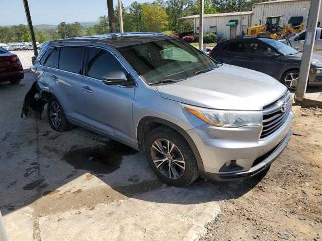 5TDKKRFH6GS131302 - 2016 TOYOTA HIGHLANDER XLE GRAY photo 4