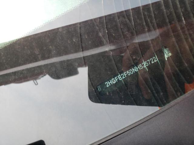 2HGFE2F50NH525722 - 2022 HONDA CIVIC SPORT 红色 照片 12