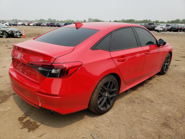 2HGFE2F50NH525722 - 2022 HONDA CIVIC SPORT 红色 照片 3