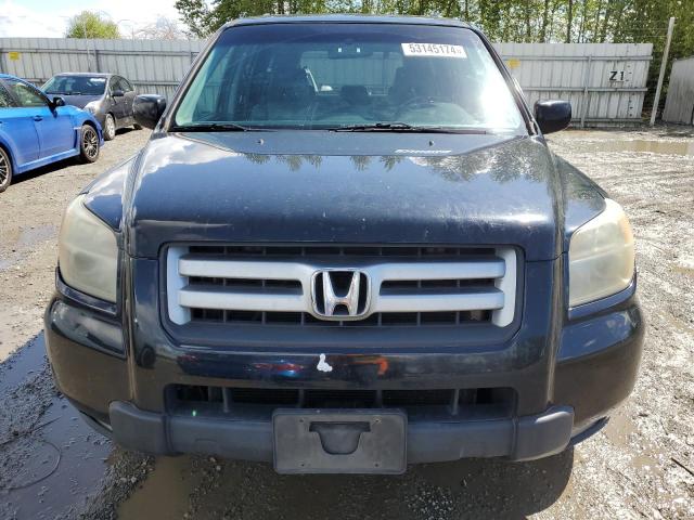 2HKYF18786H539261 - 2006 HONDA PILOT EX BLACK photo 5