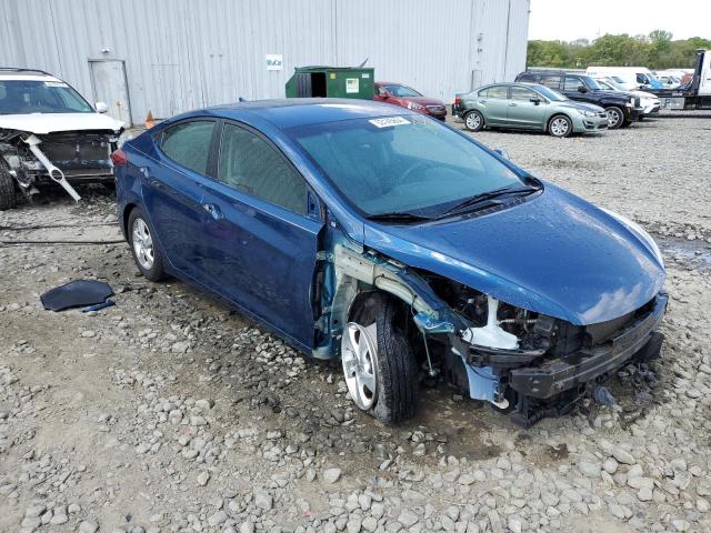 KMHDH4AE1FU224256 - 2015 HYUNDAI ELANTRA SE BLUE photo 4