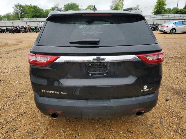 1GNEVHKW2KJ161199 - 2019 CHEVROLET TRAVERSE LT BLACK photo 6