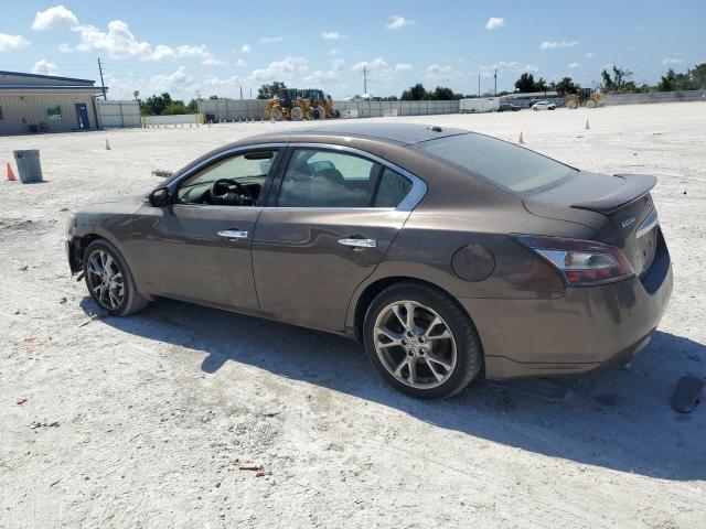 1N4AA5AP9EC432950 - 2014 NISSAN MAXIMA S BROWN photo 2