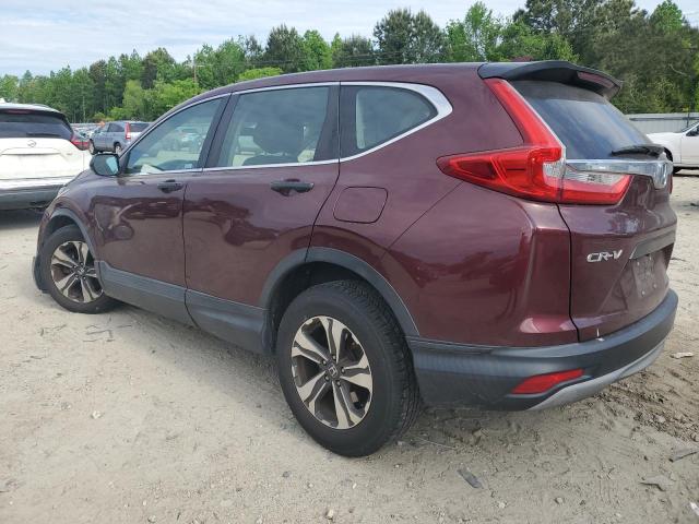 2HKRW5H36KH408011 - 2019 HONDA CR-V LX BURGUNDY photo 2