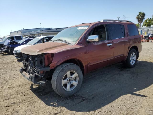 5N1AA0ND7BN608225 - 2011 NISSAN ARMADA SV RED photo 1