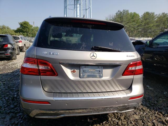 4JGDA5HBXDA199006 - 2013 MERCEDES-BENZ ML 350 4MATIC SILVER photo 6