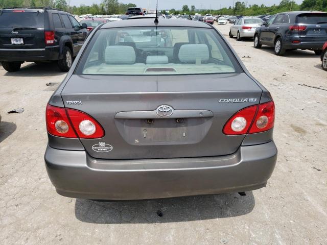 1NXBR32E66Z703902 - 2006 TOYOTA COROLLA CE GRAY photo 6