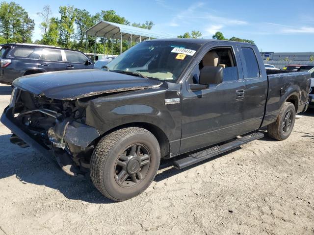 1FTRX12W95FA38065 - 2005 FORD F150 BLACK photo 1