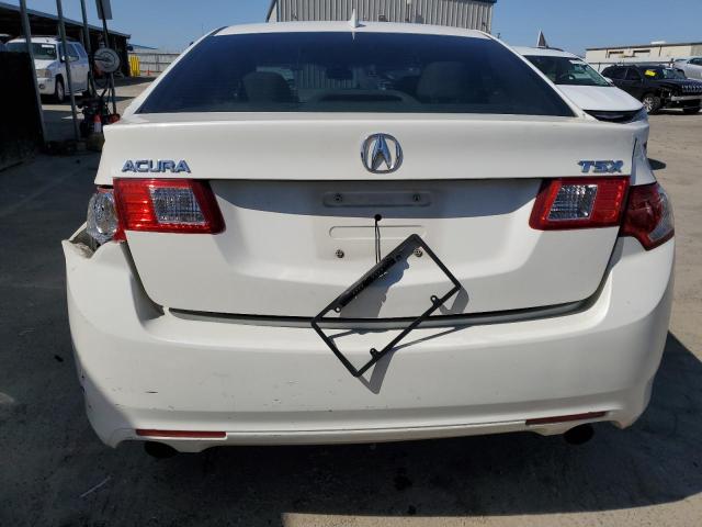 JH4CU2F68AC023517 - 2010 ACURA TSX WHITE photo 6