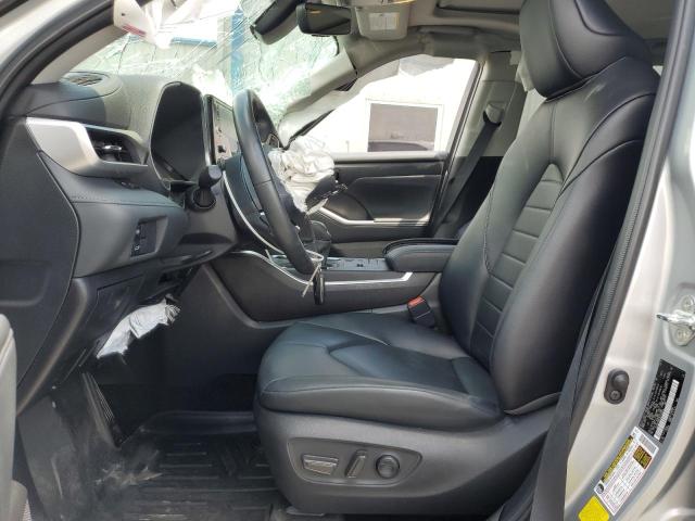 5TDGZRAH2NS549054 - 2022 TOYOTA HIGHLANDER XLE SILVER photo 7
