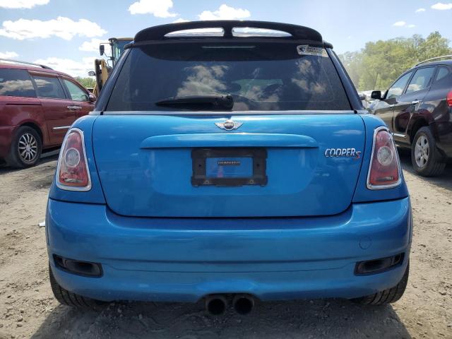 WMWMF7C54ATX45430 - 2010 MINI COOPER S BLUE photo 6