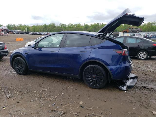 7SAYGDEE0PF849473 - 2023 TESLA MODEL Y BLUE photo 2