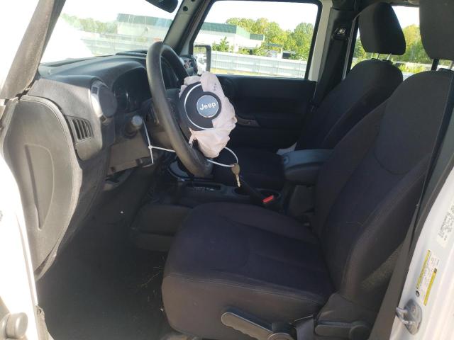 1C4BJWDG2DL669438 - 2013 JEEP WRANGLER U SPORT თეთრი ფოტო 7