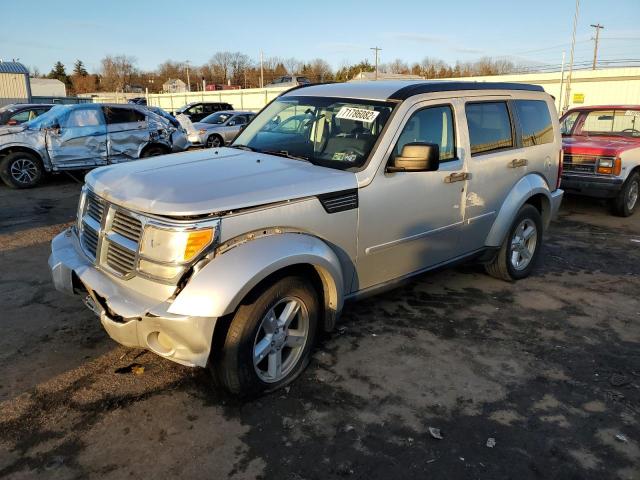 1D8GU28K88W129652 - 2008 DODGE NITRO SXT SILVER photo 1