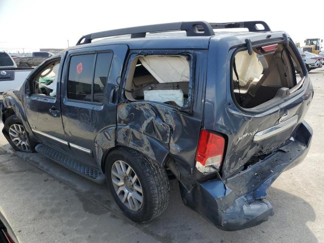 5N1BR18A58C630149 - 2008 NISSAN PATHFINDER LE 蓝色 照片 2