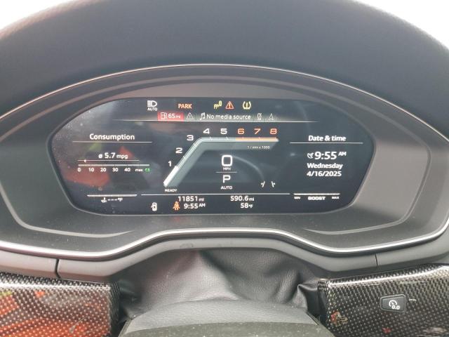 WAUC4CF58PA011769 - 2023 AUDI S5 PREMIUM PLUS WHITE photo 9