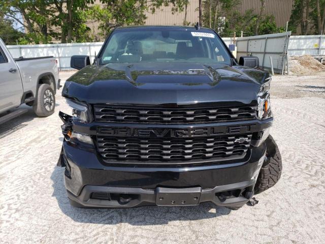 1GCPYBEH1MZ150475 - 2021 CHEVROLET SILVERADO K1500 CUSTOM BLACK photo 5