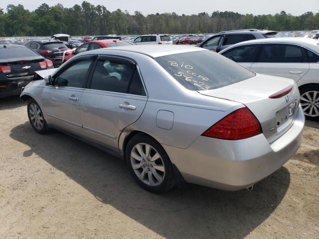 1HGCM66477A055940 - 2007 HONDA ACCORD SE SILVER photo 2