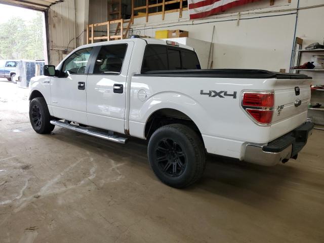 1FTFW1ET4EKE90522 - 2014 FORD F150 SUPERCREW WHITE photo 2