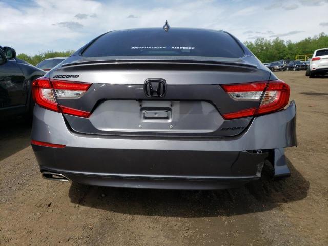 1HGCV1F30JA178980 - 2018 HONDA ACCORD SPORT GRAY photo 6