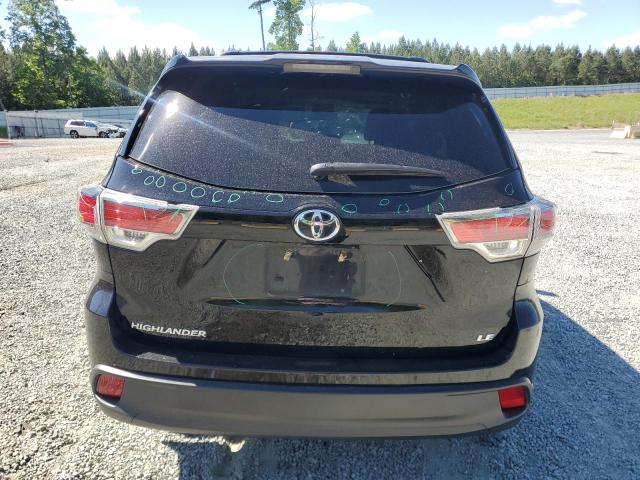 5TDZKRFH3ES036238 - 2014 TOYOTA HIGHLANDER LE BLACK photo 6